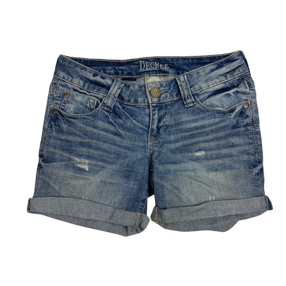 Decree Pants - Decree Junior 1 Denim Shorts Shorts Jean 28" X 4.5"
